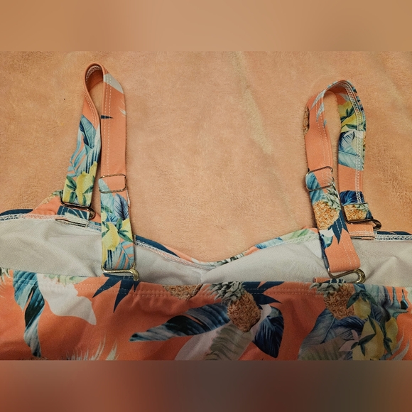 🩷5/$25🩷 Tropical Bow Bikini, Plus Size 3X - Picture 8 of 15
